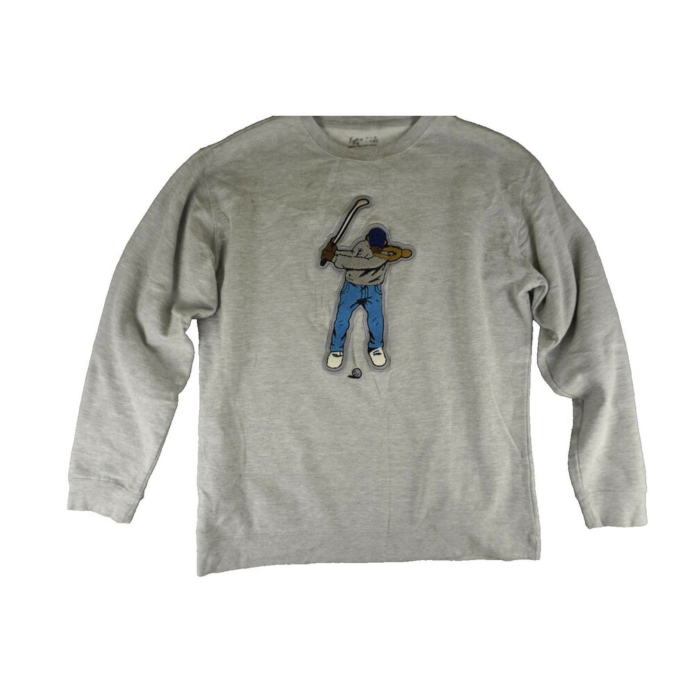 Eastside Golf Mens 2XL Gray Jordan Swingman Pullover Sweatshirt Embroidered Logo